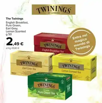 Carrefour Market Twinings - earl grey tea offerta