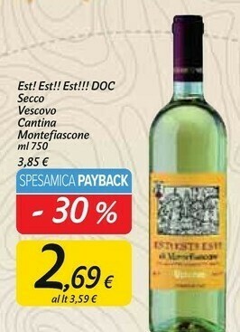 Carrefour Market Vino bianco offerta