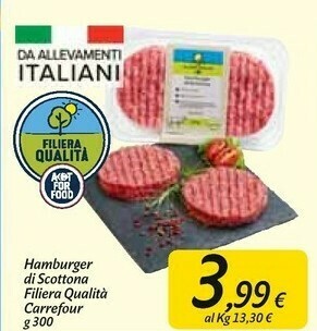 Carrefour Market Hamburger offerta