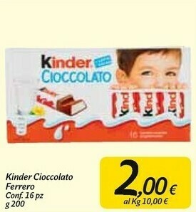 Carrefour Market Cioccolato offerta