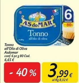 Carrefour Market Tonno offerta