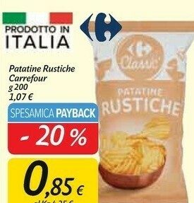 Carrefour Market Patatine fritte offerta