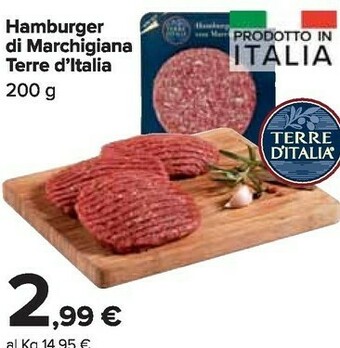 Carrefour Market Hamburger offerta