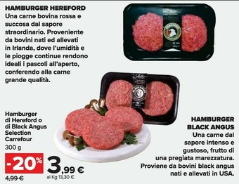 Carrefour Market Hamburger offerta