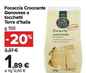 Carrefour Market Focaccia offerta