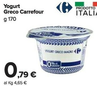 Carrefour Market Yogurt greco offerta