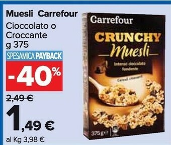 Carrefour Market Muesli offerta