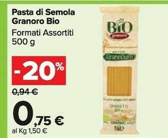 Carrefour Market Pasta di semola offerta