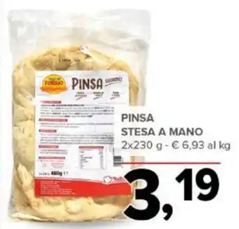 Todis PINSA STESA A MANO 2x230 g offerta