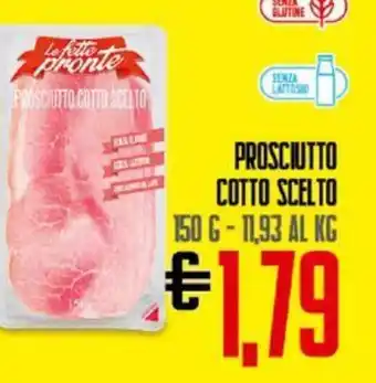 Todis PROSCIUTTO COTTO SCELTO 150 G offerta