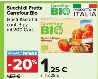 Carrefour Market Succhi di frutta offerta