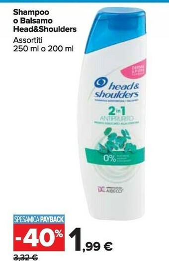 Carrefour Market Shampoo offerta