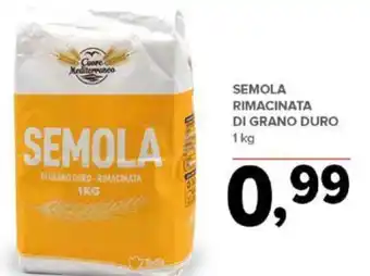 Todis SEMOLA RIMACINATA DI GRANO DURO 1 kg offerta