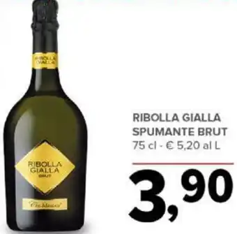 Todis RIBOLLA GIALLA SPUMANTE BRUT 75 cl offerta