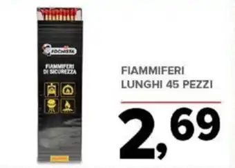FIAMMIFERI LUNGHI 45 PEZZI
