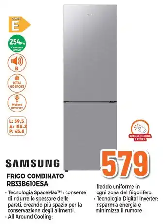 Expert SAMSUNG FRIGO COMBINATO RB33B610ESA offerta