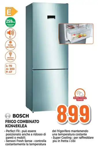 Expert BOSCH FRIGO COMBINATO KGN49XLEA offerta