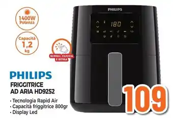 Expert PHILIPS FRIGGITRICE AD ARIA HD9252 offerta