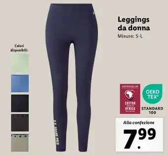 Lidl Leggings da donna offerta