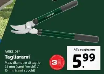 Lidl PARKSIDE Tagliarami offerta