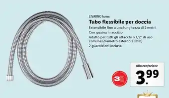 LIVARNO home Tubo flessibile per doccia