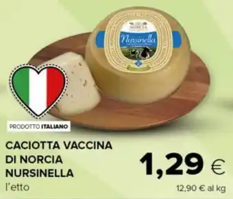 Tigre CACIOTTA VACCINA DI NORCIA NURSINELLA offerta