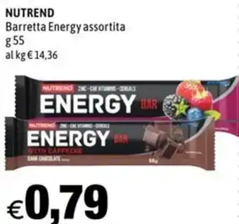 Hurrà NUTREND Barretta Energy assortita g55 offerta