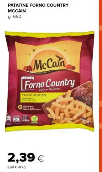 Tigre PATATINE FORNO COUNTRY MCCAIN gr 650 offerta