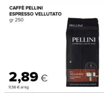 Tigre CAFFÈ PELLINI ESPRESSO VELLUTATO gr 250 offerta