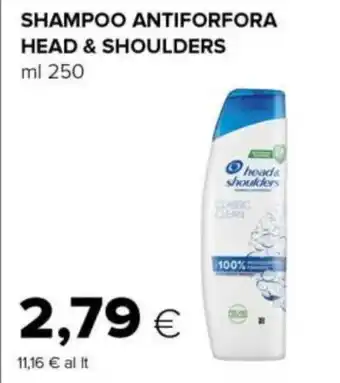 Tigre SHAMPOO ANTIFORFORA HEAD & SHOULDERS ml 250 offerta