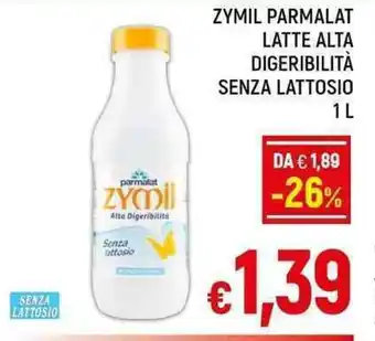 A&O ZYMIL PARMALAT LATTE ALTA DIGERIBILITÀ SENZA LATTOSIO 1 l offerta