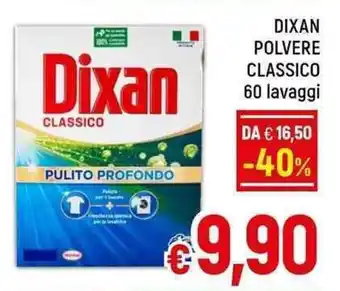 A&O DIXAN POLVERE CLASSICO 60 lavaggi offerta