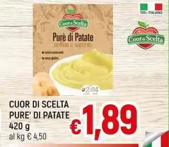 A&O CUOR DI SCELTA PURE' DI PATATE 420 g offerta