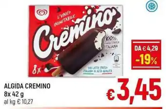 A&O ALGIDA CREMINO 8 x 42 g offerta