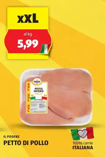ALDI IL PODERE PETTO DI POLLO offerta