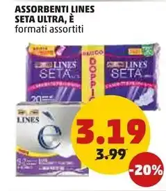 PENNY ASSORBENTI LINES SETA ULTRA, È formati assortiti offerta