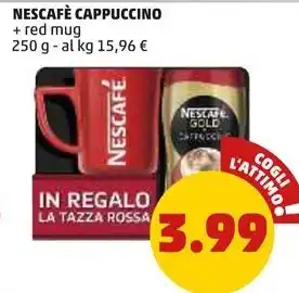 PENNY NESCAFÈ CAPPUCCINO + red mug offerta