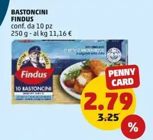 PENNY BASTONCINI FINDUS conf. da 10 pz offerta