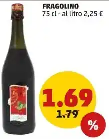 PENNY FRAGOLINO 75 cl offerta