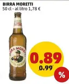 PENNY BIRRA MORETTI 50 cl offerta