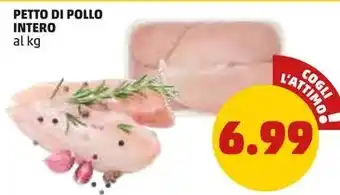 PENNY PETTO DI POLLO INTERO al kg offerta