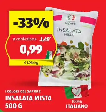 ALDI I COLORI DEL SAPORE INSALATA MISTA 500 G offerta