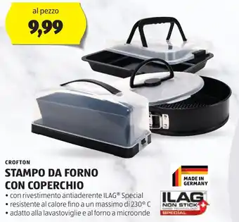 ALDI CROFTON STAMPO DA FORNO CON COPERCHIO offerta