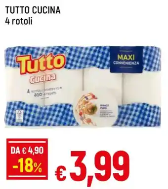 Famila TUTTO CUCINA 4 rotoli offerta