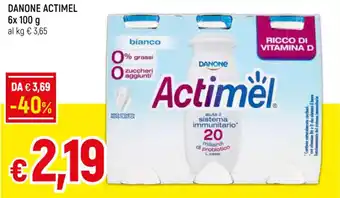 Famila DANONE ACTIMEL 6 x 100 g offerta