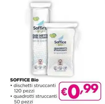 Acqua & Sapone SOFFICE Bio dischetti struccanti 120 pezzi offerta