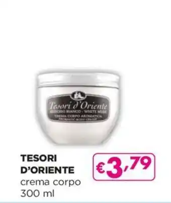 Acqua & Sapone TESORI D'ORIENTE crema corpo 300 ml offerta