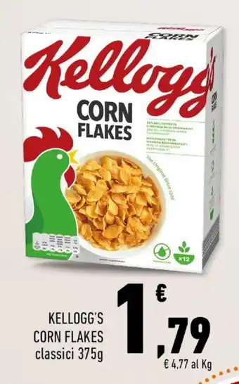 Conad KELLOGG'S CORN FLAKES classici 375g offerta