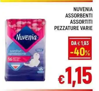 A&O NUVENIA ASSORBENTI ASSORTITI PEZZATURE VARIE offerta