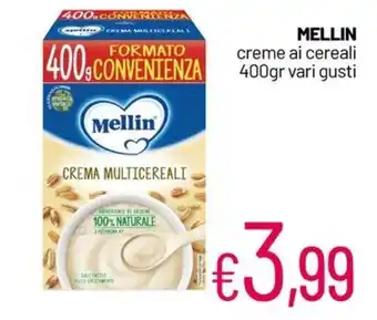 Franzy's MELLIN creme ai cereali 400gr vari gusti offerta